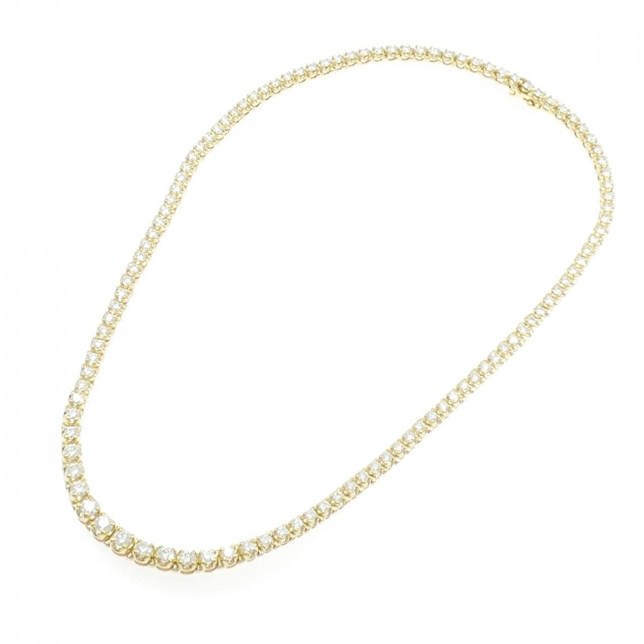 K18YG ダイヤモンド ネックレス 6.373CT