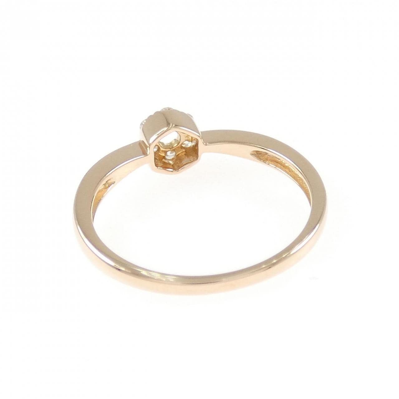 K18PG ダイヤモンド リング 0.09CT