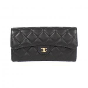 CHANEL bifold long wallet