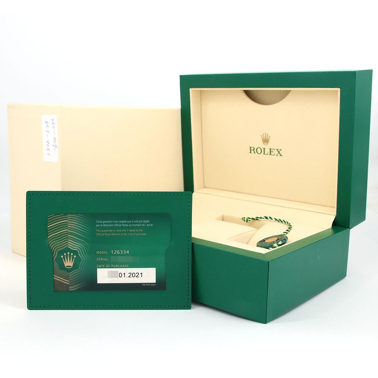 ロレックス デイトジャスト 126334･3 SSxWG 自動巻 ランダム番