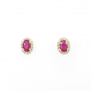 Ruby earrings/earrings