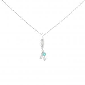 PT900/PT850 トルマリン ネックレス 0.06CT