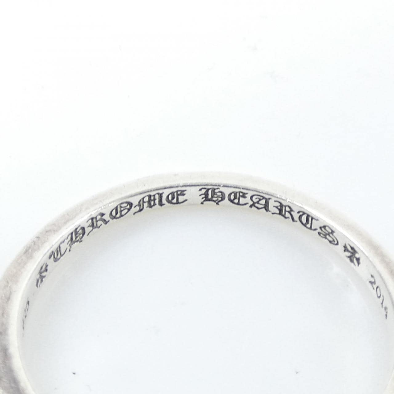 CHROME HEARTS Baby Floral Cross CLSC FLRLCRS P/DMND Ring, 2364 304 2123