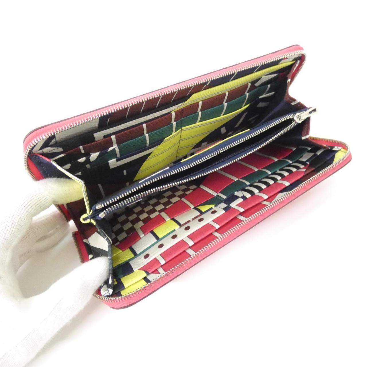 エルメス ONE TWO THREE シルク イン クラシック 073571CK 財布