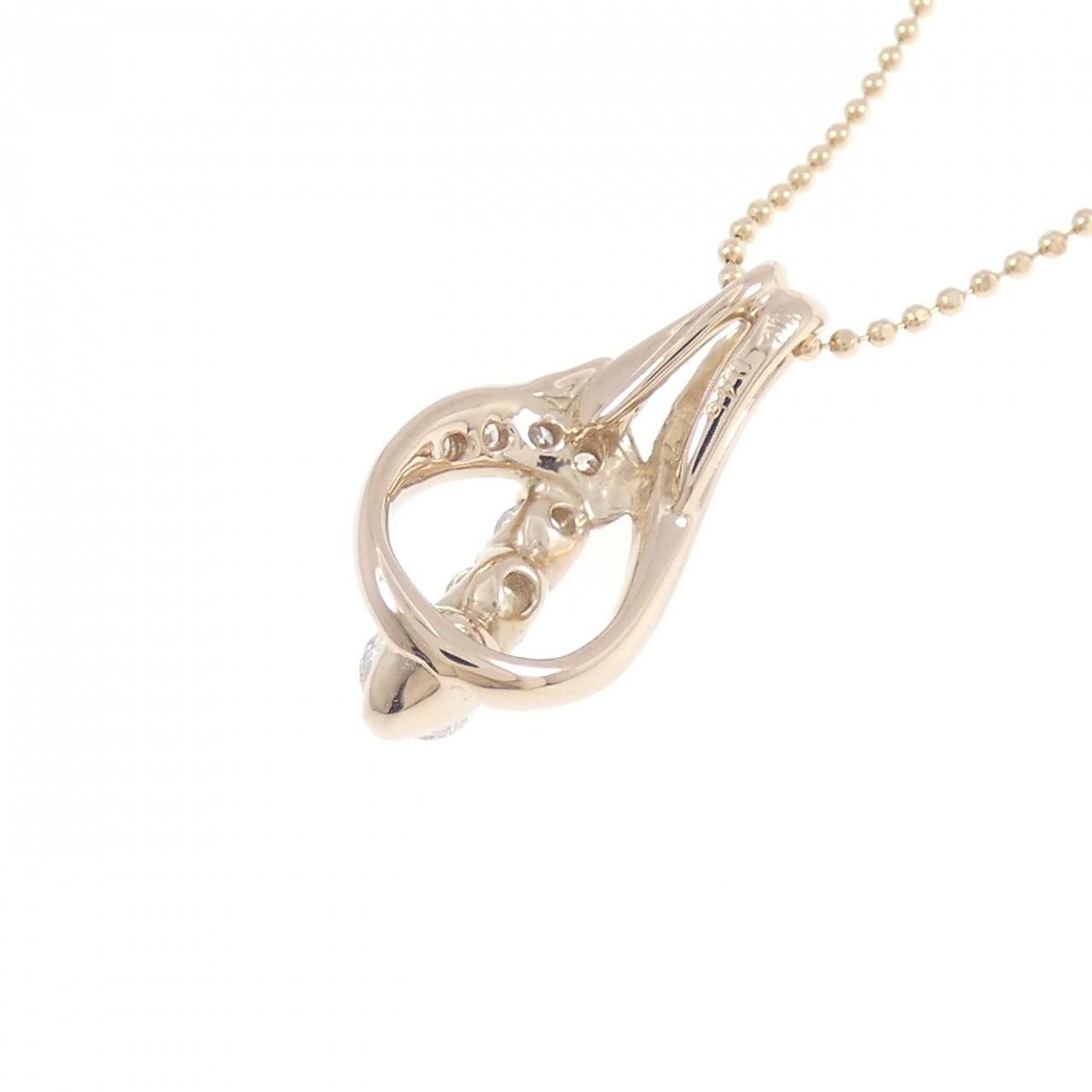 K18PG ダイヤモンド ネックレス 0.45CT