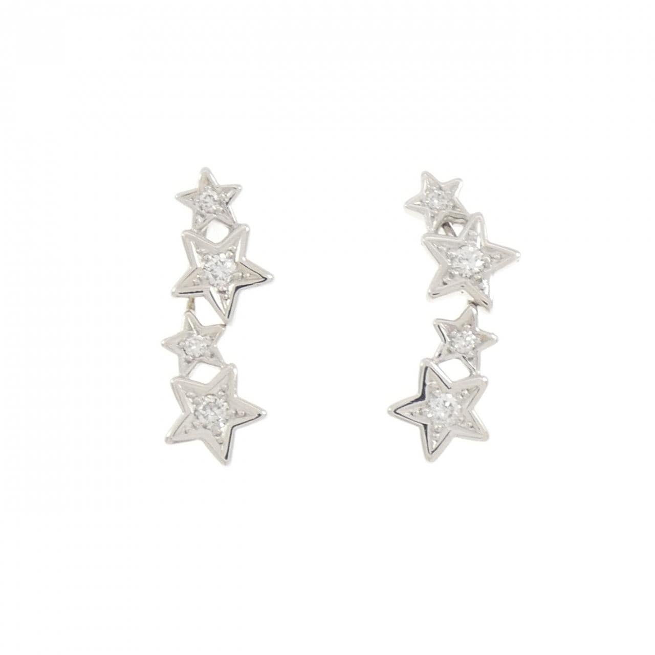 スタージュエリー ダイヤモンド ピアス 0.18CT