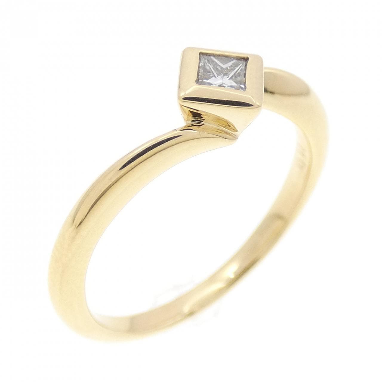 K18YG ダイヤモンド リング 0.11CT