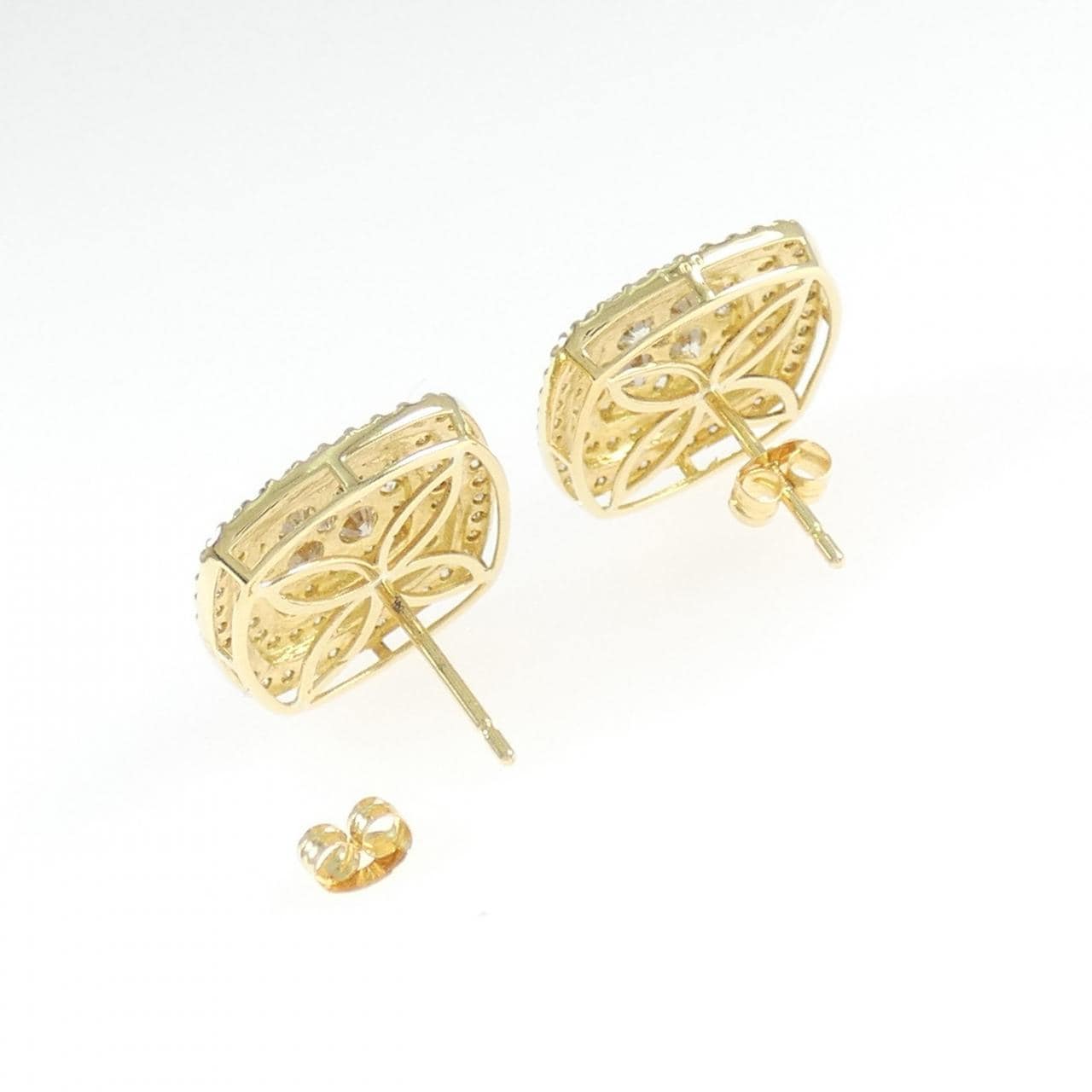 K18YG ダイヤモンド ピアス 2.00CT