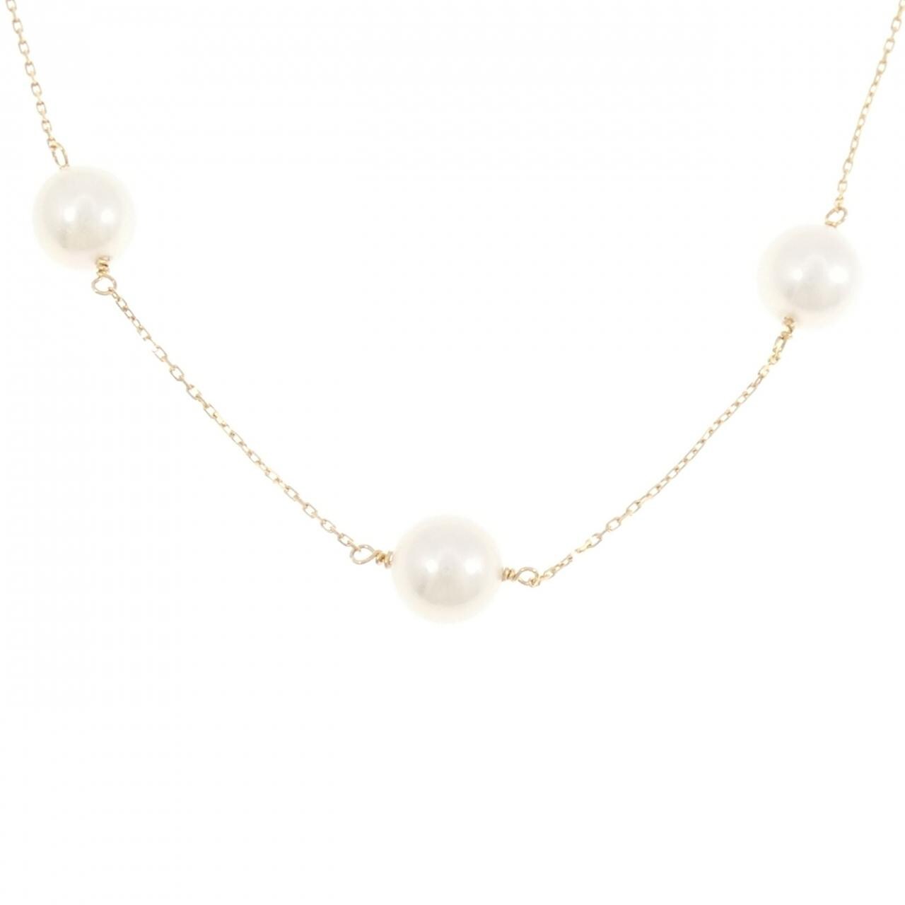 K18YG アコヤパール ネックレス