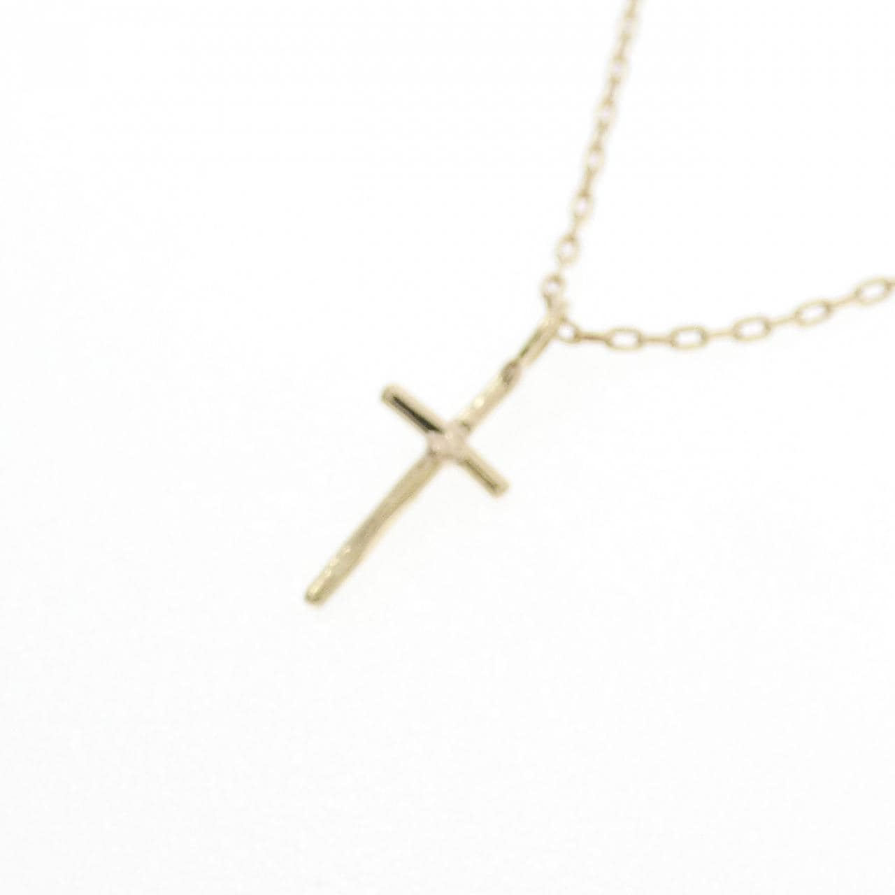 K10YG クロス ネックレス