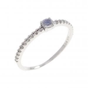 K18WG ムーンストーン リング