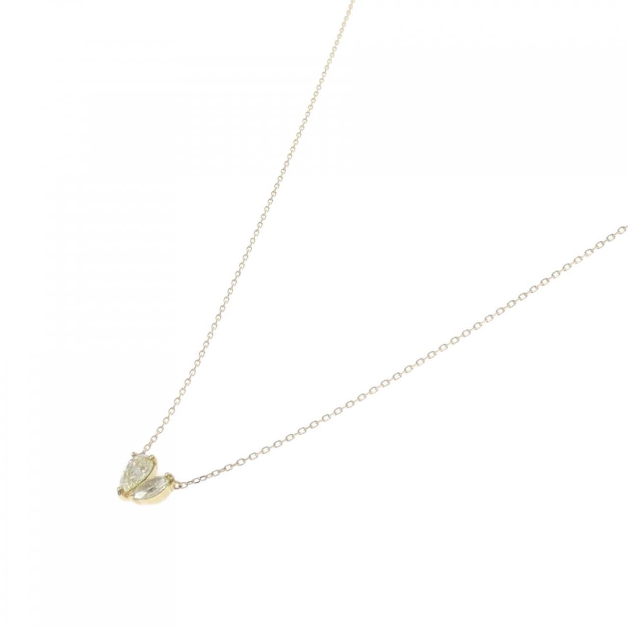 【新品】K18YG ダイヤモンド ネックレス 0.45CT