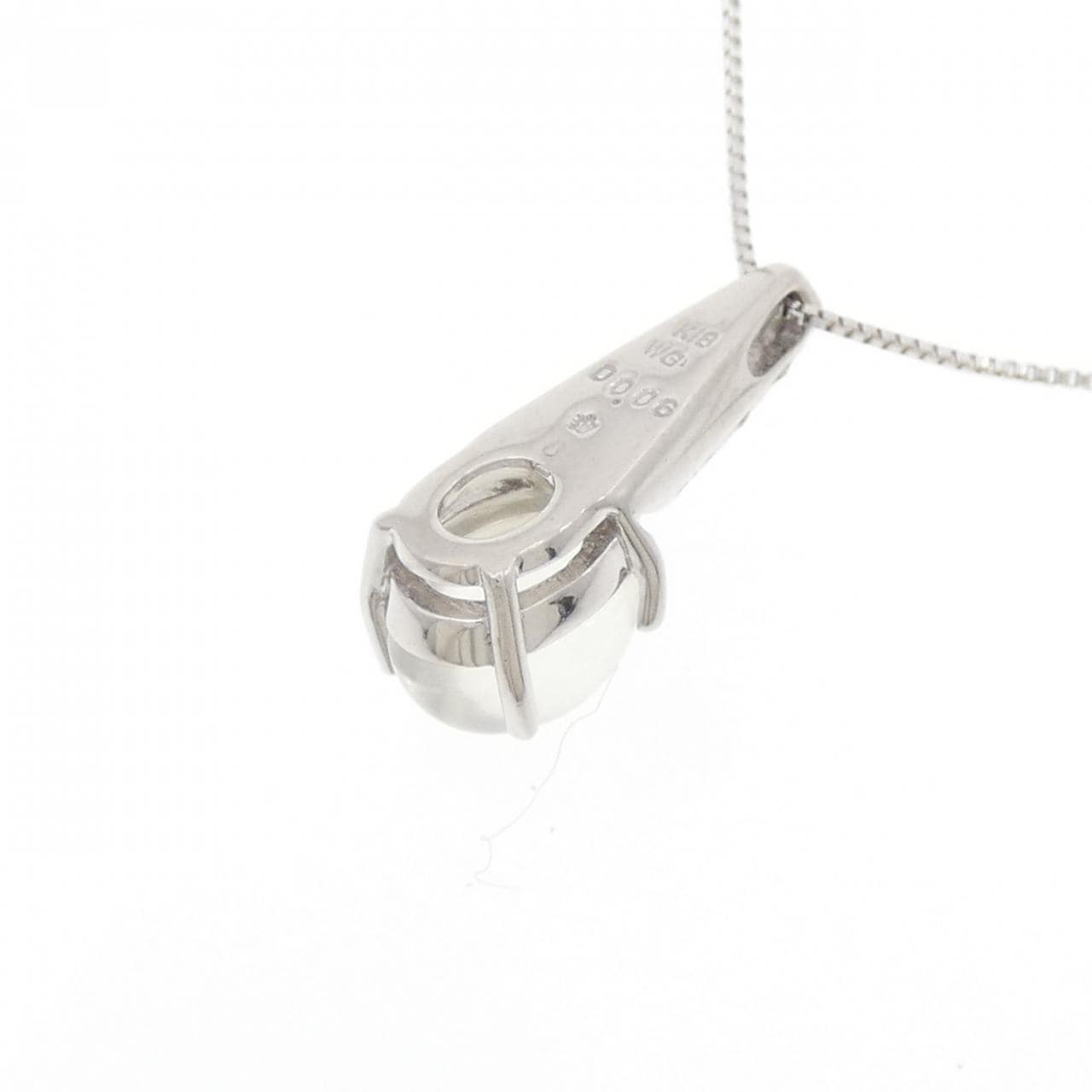 K18WG ムーンストーン ネックレス