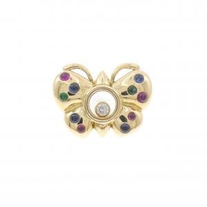 ショパール カラーストーン ブローチ