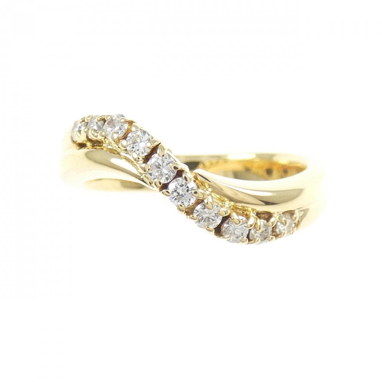 K18YG ダイヤモンド リング 0.24CT