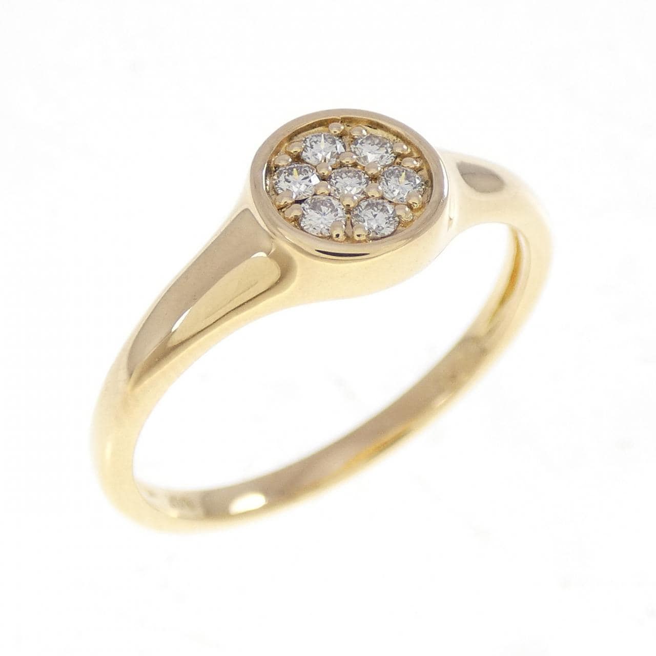 K18YG ダイヤモンド リング 0.10CT