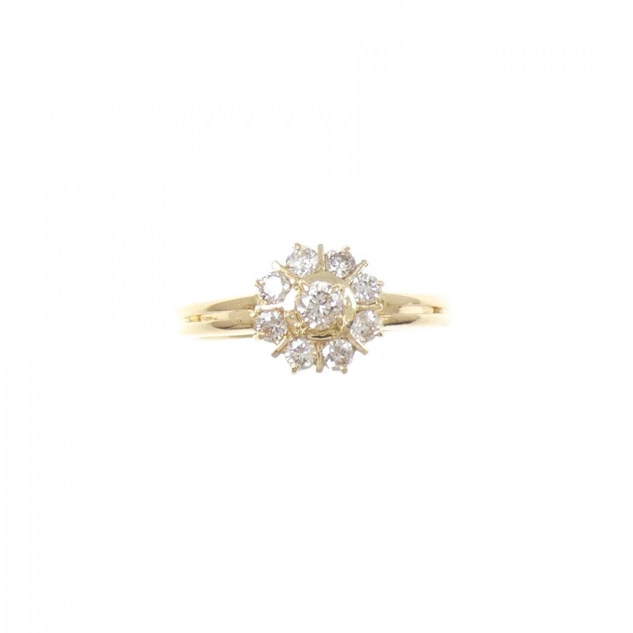 K18YG ダイヤモンド リング 0.30CT