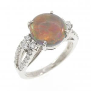 PT900 ブラックオパール リング 1.89CT