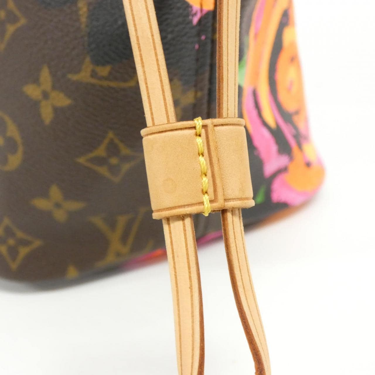 LOUIS VUITTON Monogram Rose (Stephen Sprouse) Neverfull MM M48613 Bag