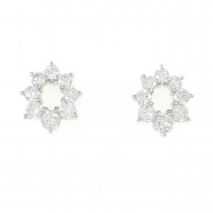 PT ダイヤモンド ピアス 2.00CT