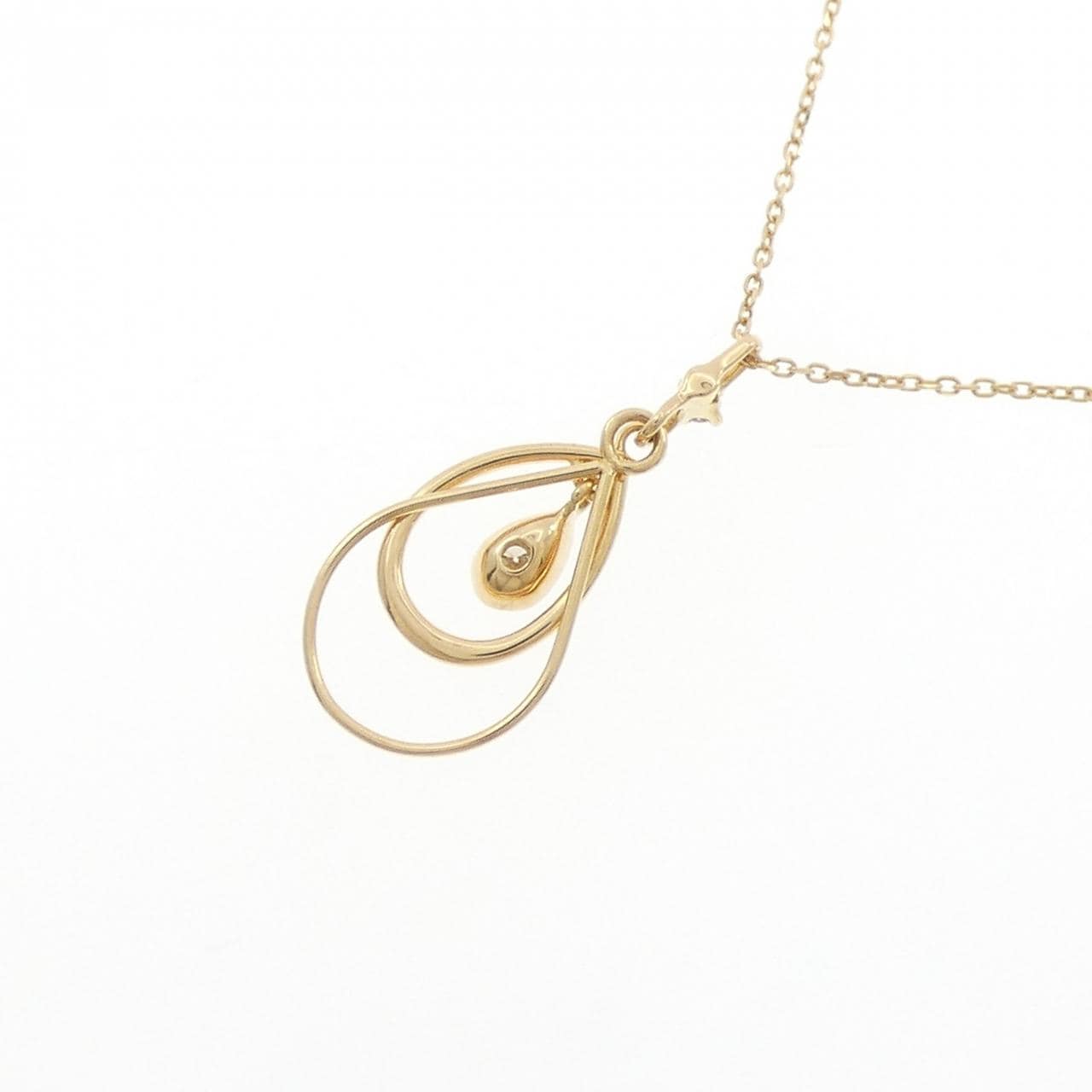 K18YG ダイヤモンド ネックレス