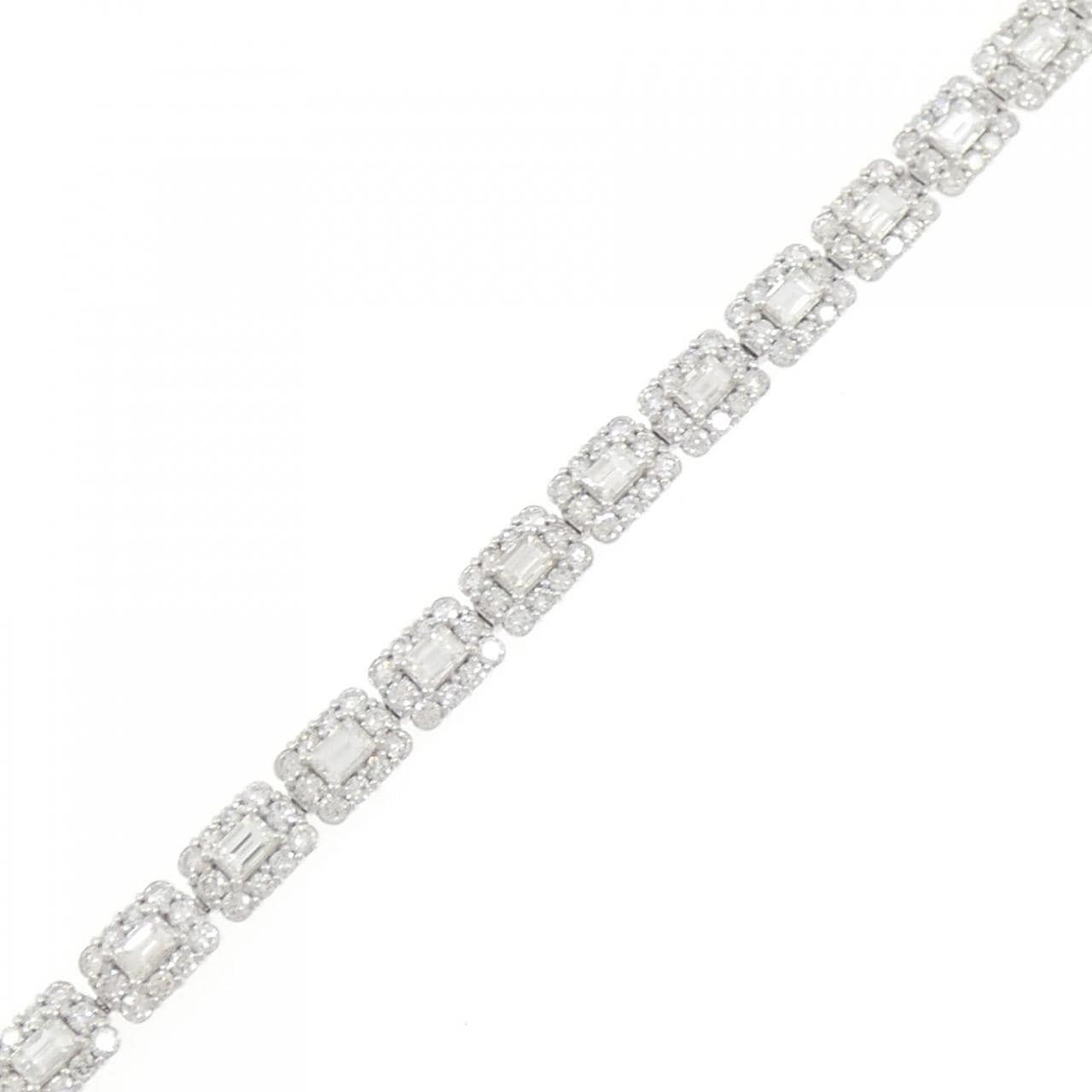 【新品】PT900/PT850 ダイヤモンド ブレスレット 5.15CT