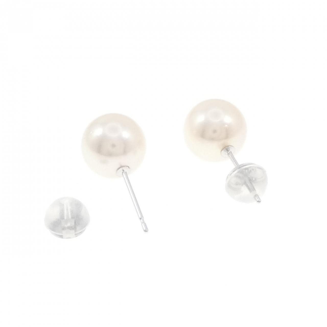 K14WG Akoya珍珠耳环 8.2 毫米