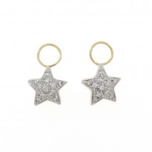 ポンテヴェキオ スター ダイヤモンド ピアスパーツ 0.24CT