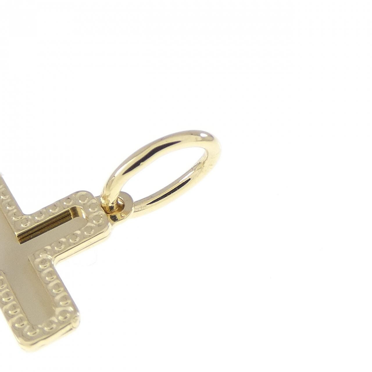 K18YG クロス ペンダント