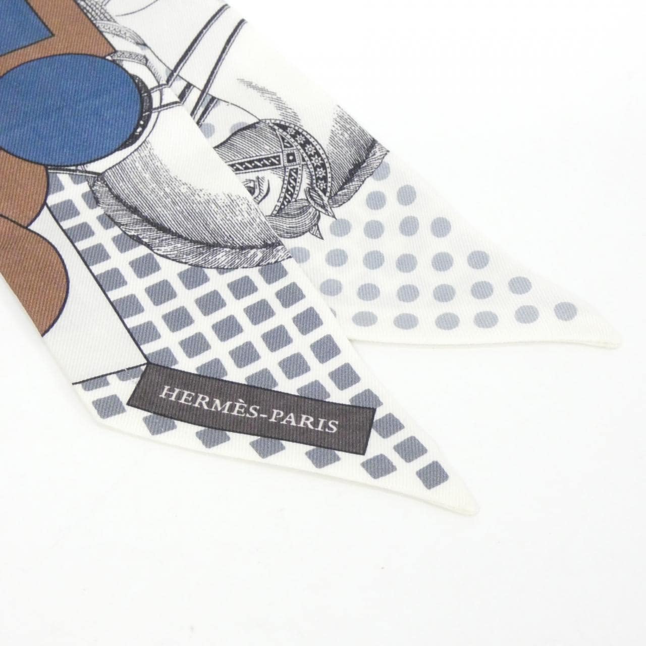 エルメス CAVALIER EN FORMES ツイリー 064008S スカーフ