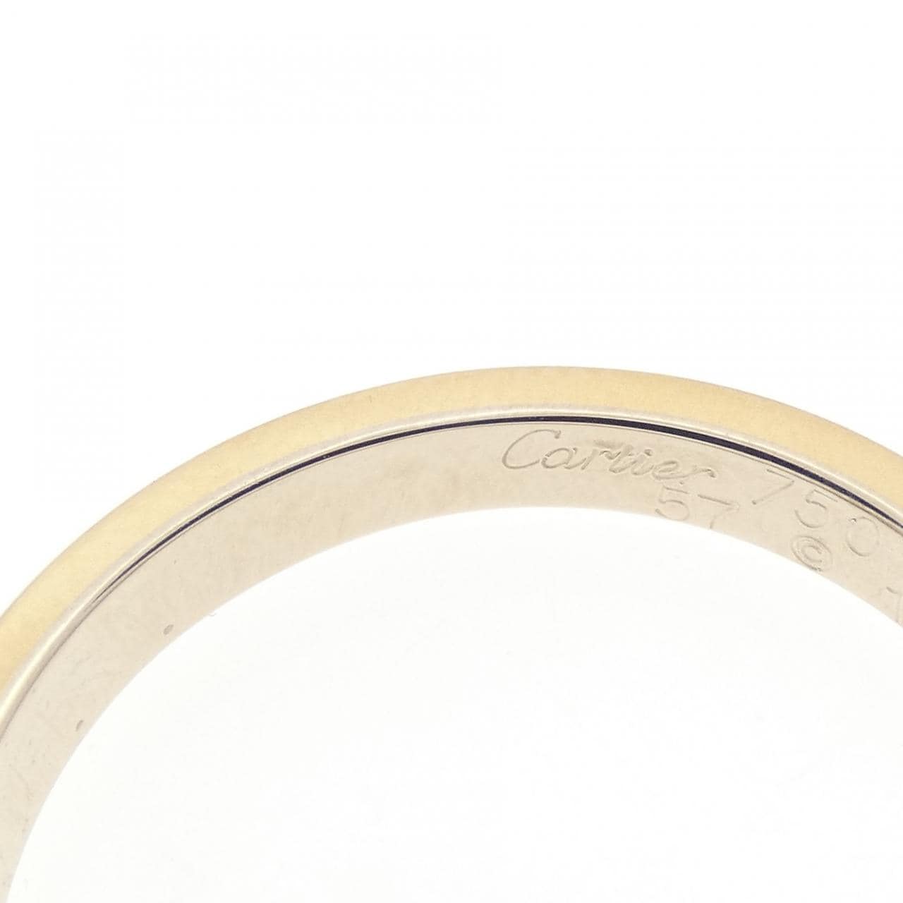 カルティエ スリーゴールドウェディング リング