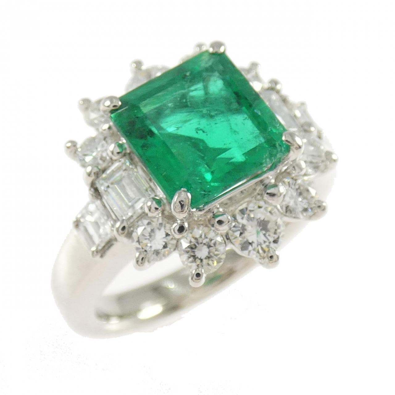 PT900 エメラルド リング 2.154CT コロンビア産