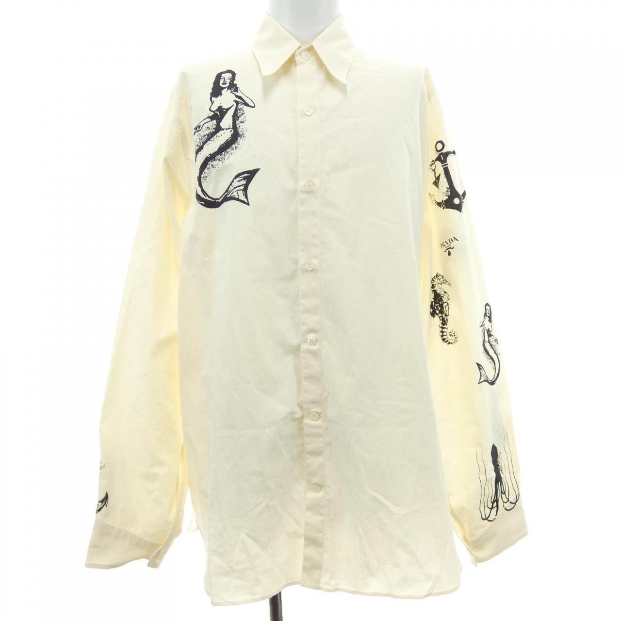 プラダ PRADA トライアングルロゴ SC568 S221 10HS シャツ