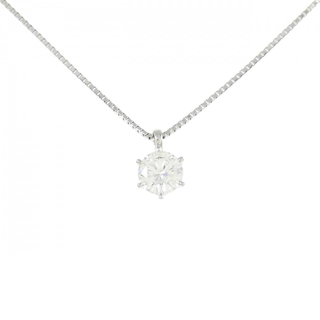 【新品】PT900/PT850 ダイヤモンド ネックレス 0.450CT F SI1 VG
