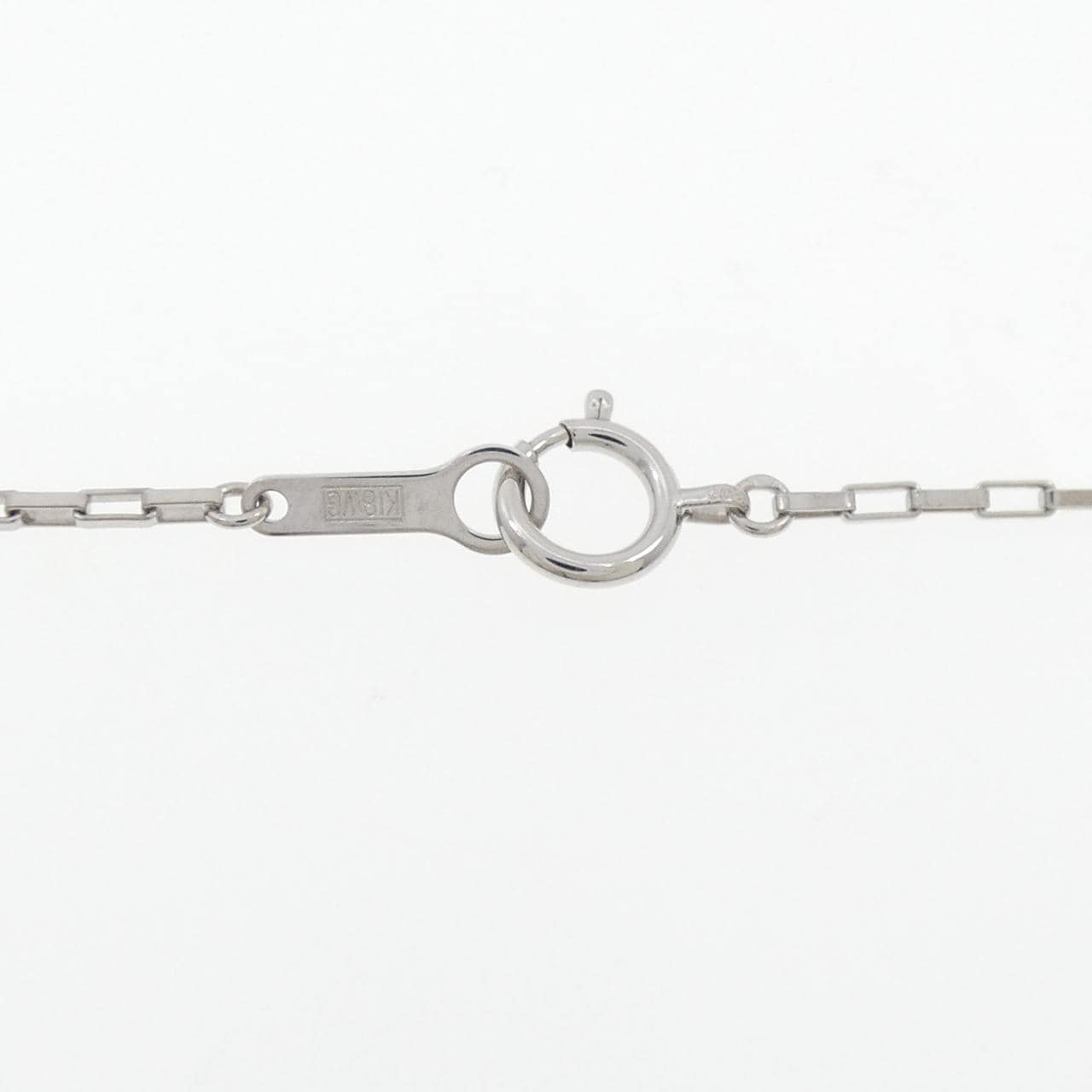 K18WG ハート ダイヤモンド ネックレス 0.40CT