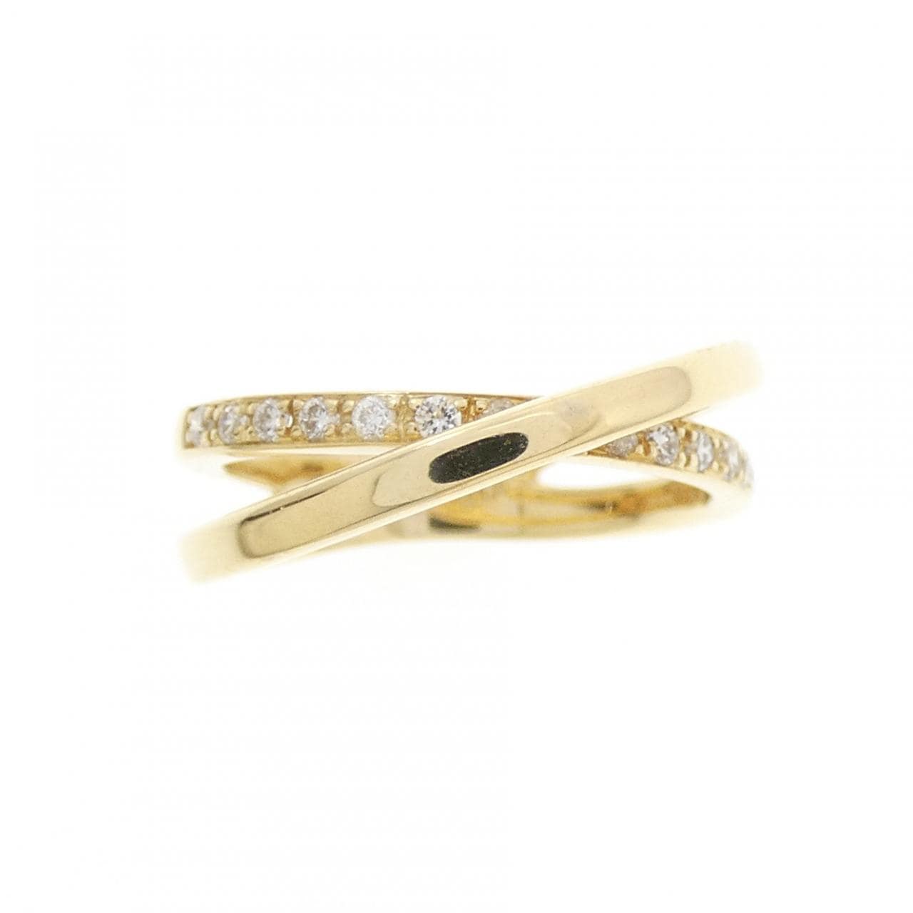 K18YG ダイヤモンド リング 0.13CT