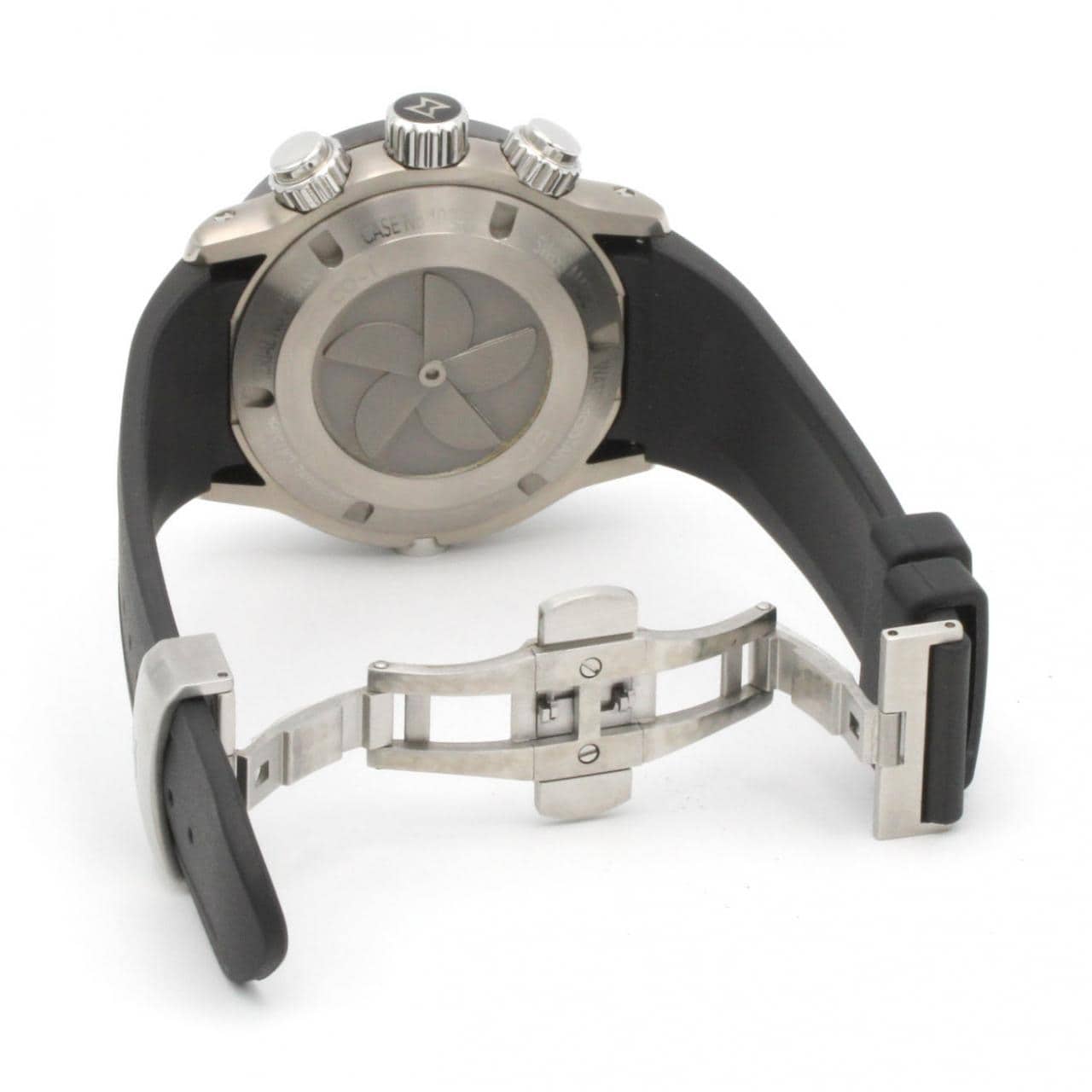 エドックス クロノオフショア1クロノグラフ TI 10242-TIN-BUIDN TI クォーツ