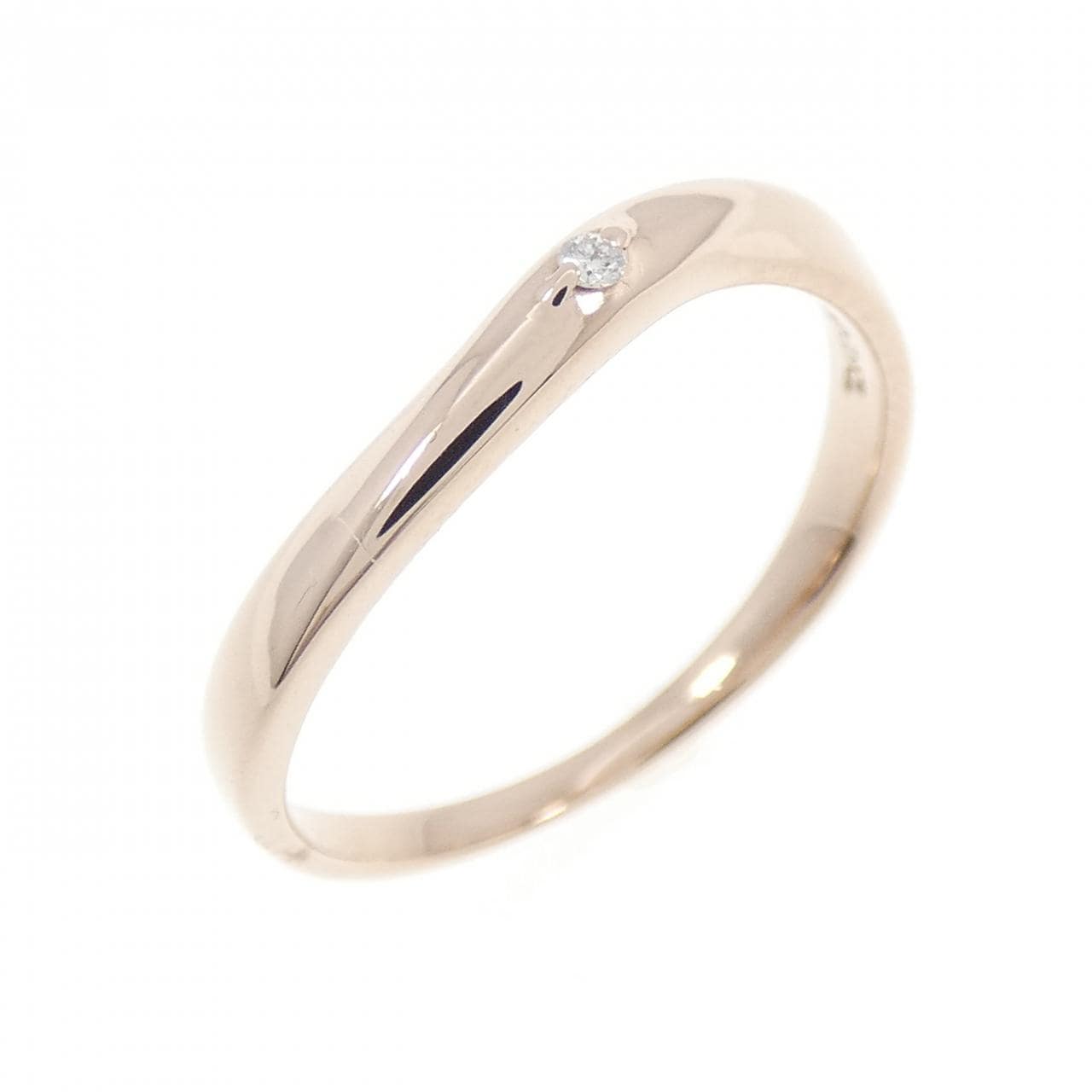 K10PG ダイヤモンド リング 0.01CT