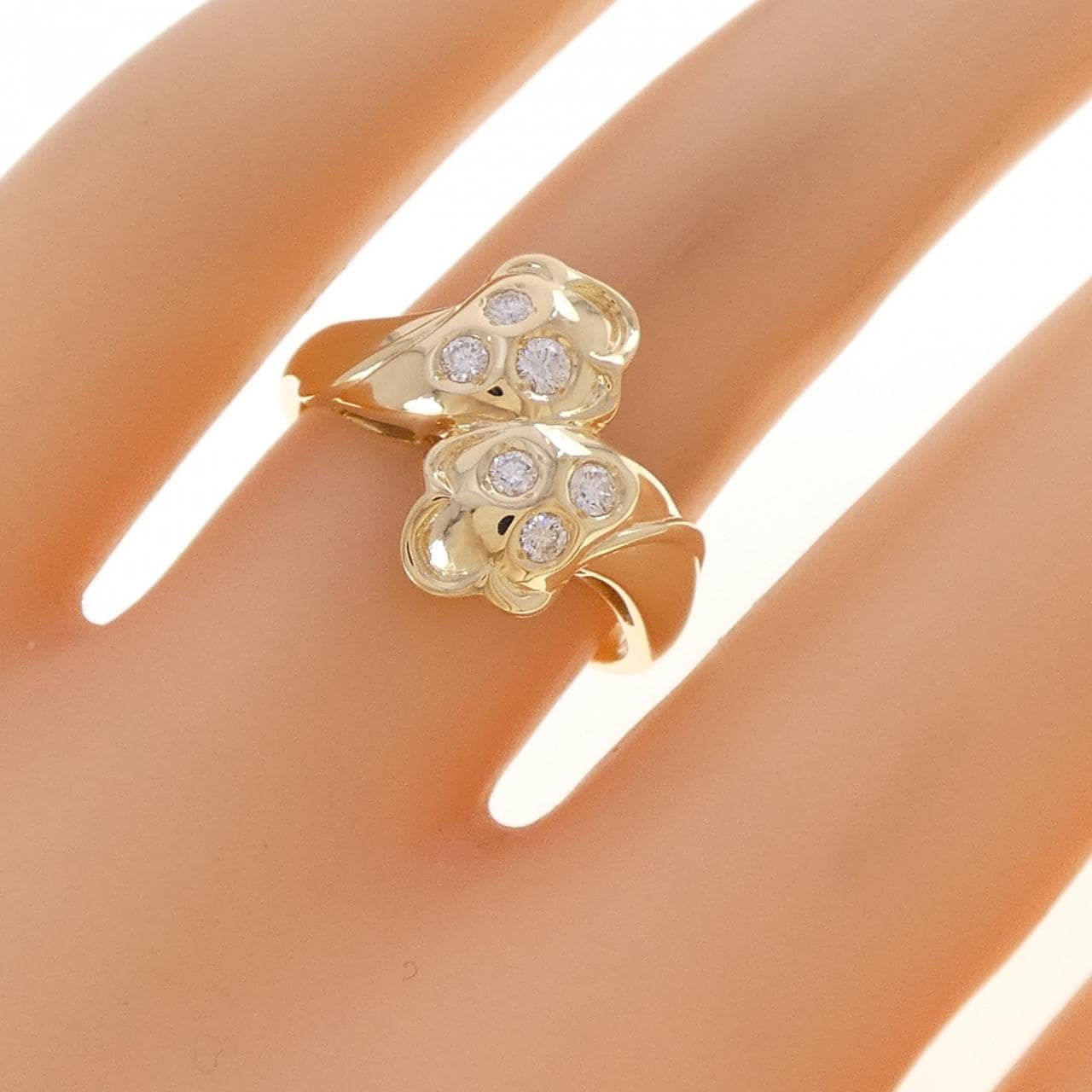 ミキモト ダイヤモンド リング 0.14CT