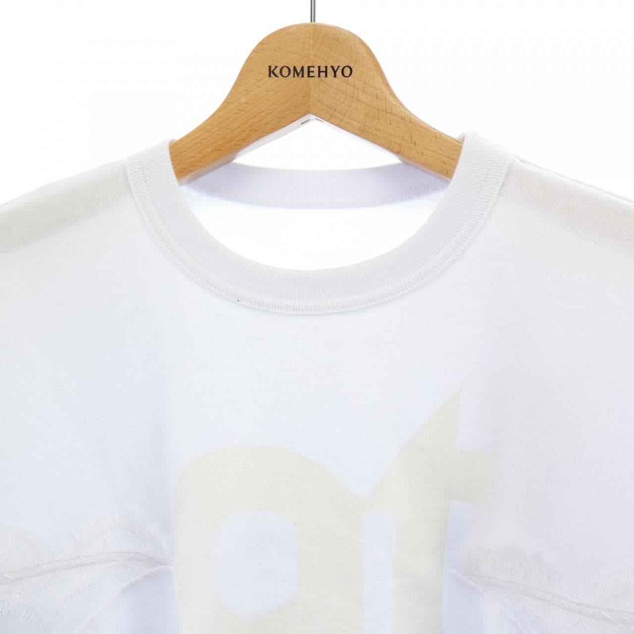 サカイ SACAI W/LACE TRIM 26-08494 Tシャツ