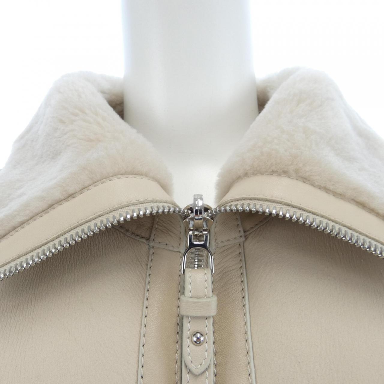 エルメス HERMES ムートンジャケット