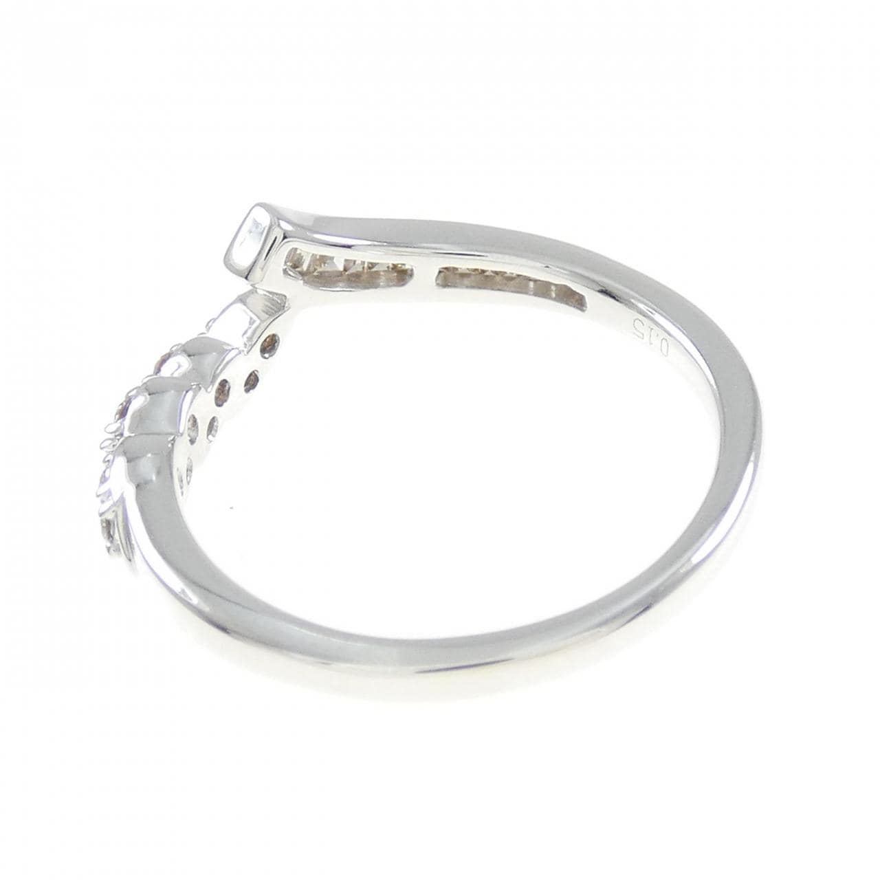K18WG ダイヤモンド リング 0.15CT