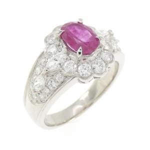 PT900 ルビー リング 1.12CT