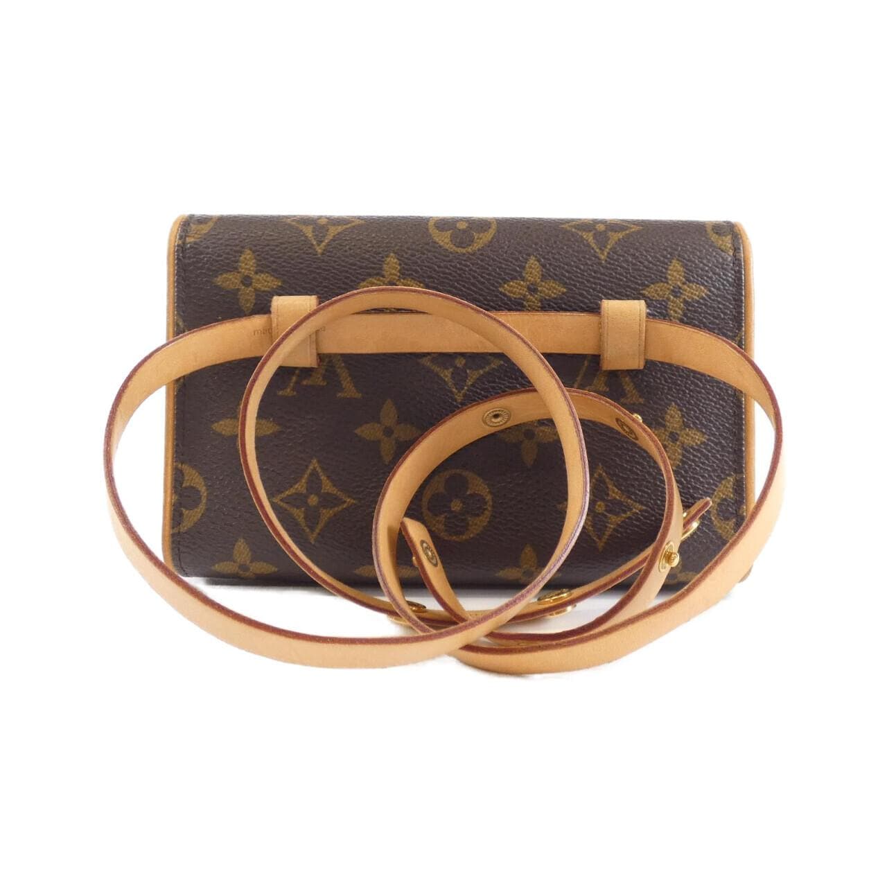 LOUIS VUITTON Monogram Pochette Florentine S M51855+M67304 Waist Bag