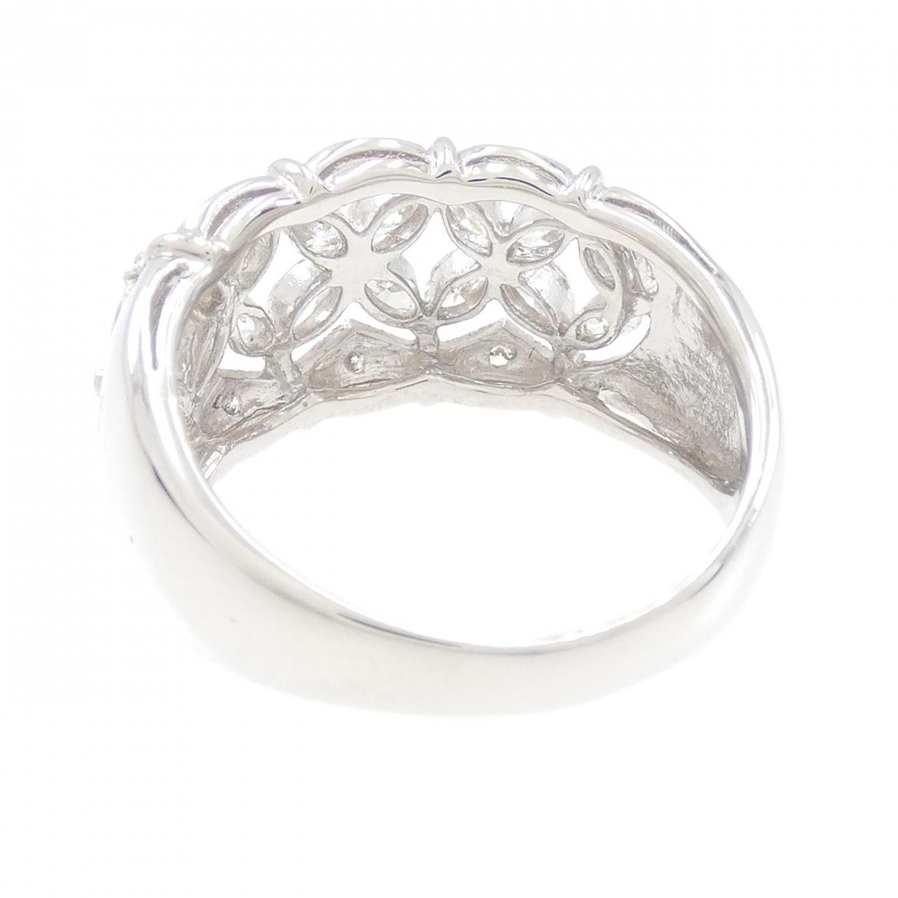 PT フラワー ダイヤモンド リング 1.12CT