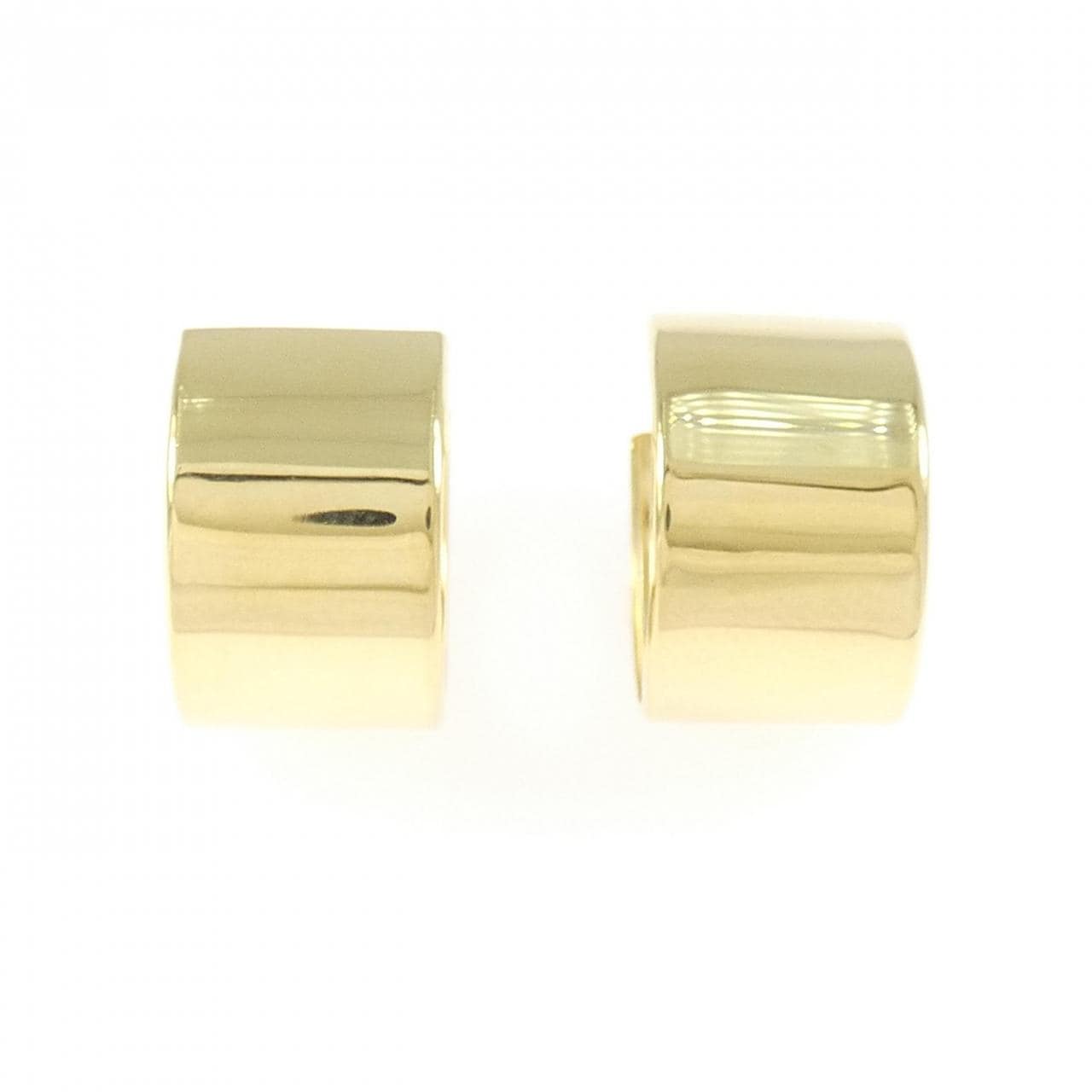 [新品] K18YG 圈形耳環