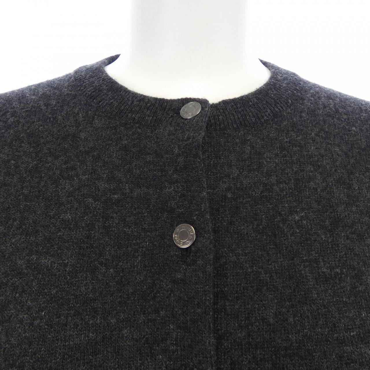 【ヴィンテージ】エルメス HERMES クルードセル CLOU DE SELLE カーディガン