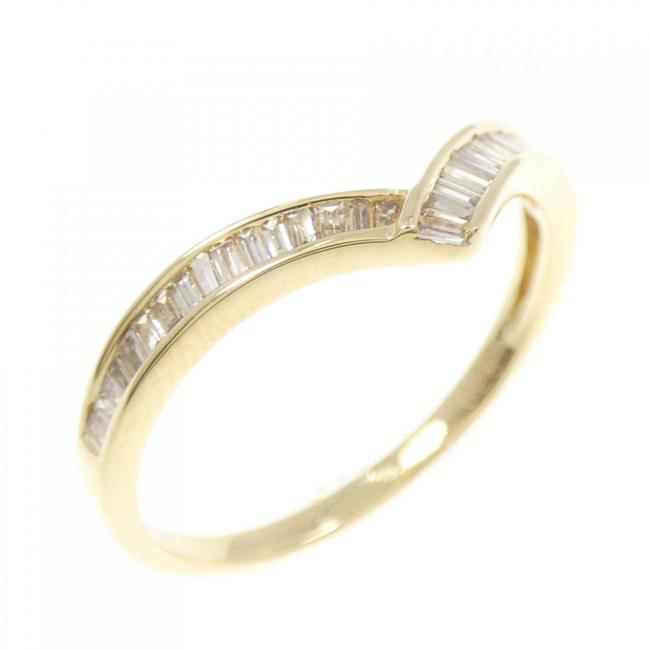 K18YG ダイヤモンド リング 0.28CT