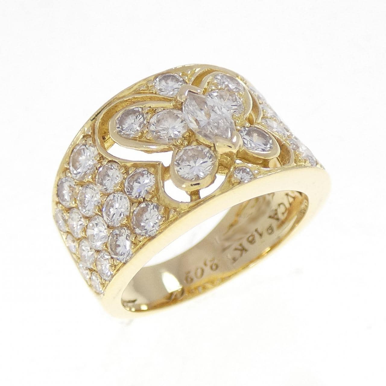 【ヴィンテージ】ヴァンクリーフ&アーペル ダイヤモンド リング 2.02CT