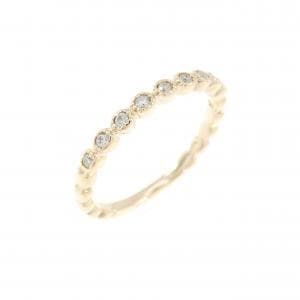 アガット ダイヤモンド ピンキーリング 0.07CT